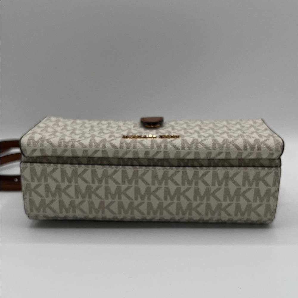 Michael Kors Gray and Brown Crossbody Bag - Picture 5 of 13